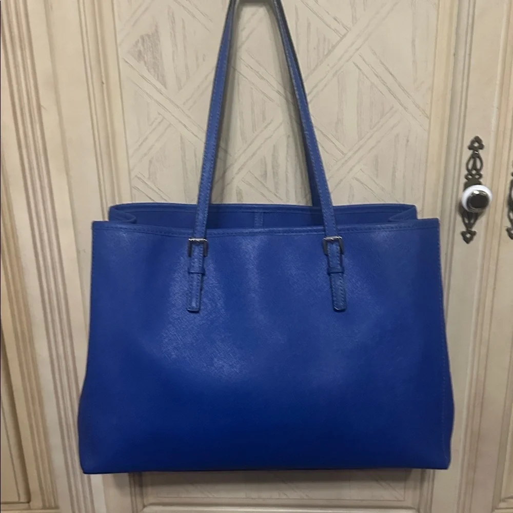 Michael Kors Royal Blue jet set travel tote